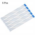 Uxcell Flexible Flat Cable 150mm 1mm Pitch 16 Pins Fpc Ffc Ribbon For Lcd Tv Car Audio Dvd Player 5pcs B Type