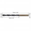Uxcell Straight Shank Twist Drill Bits 7mm High Speed Steel 4341 With 2 Pcs For Stainless Alloy Metal Plastic Wood