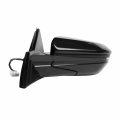 Fit System Driver Side Mirror R Honda Civic Hatchback Textured Black W Ptm Cover Turn Signal Foldaway O Camera O Chrome Trim L 