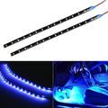 Everbright 30cm-5050-12smd Dc 12v Flexible Waterproof Led Strip Light 11 8-inch Blue Pack Of 4