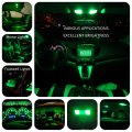 Wljh Green 194 Led Lights Car Dashboard Instrument Panel Bulbs Gauge Tach Speedometer 168 2825 T10 Bulb Pc195 Pc194 Twist