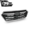 Front Bumper Grille Grill Assembly Black Shell Silver Insert For Subaru Legacy 2018-2019 91121al19a