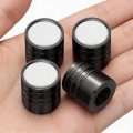 Ford Maverick In-white On Black Cylinder-style Premium Aluminum Tire Valve Stem Caps -set Of 4 Official Licensed 