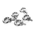 Eowpower 5pcs M5 Male Thread Machinery Shoulder Lifting Ring Eye Bolt 