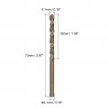 Uxcell 4pcs 4 1mm Drilling Dia Straight Shank High-speed Steel Cobalt Metric Twist Drill Bit Rotary Tool
