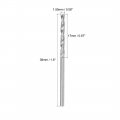 Uxcell 1 55mm Solid Carbide Drill Bits Straight Shank For Stainless Steel Alloy Hard Hardened To 50 Hrc