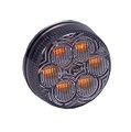 Maxxima M34260ycl Amber 2 Round Led Clear Lens Clearance Marker Light 