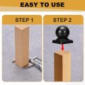 3pcs Metal Ball Post Cap 2 48 X Inch Round Fence With Top Decorative Iron Pipe Caps For Square Posts Handrail Guardrail Deck