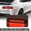 G-plus Rear Fender Led Side Marker Light Lamp Pair Smoke Lens Compatible With Chevy Camaro Ls Lt Ss Z 28 Zl1 2010-2015 92246253