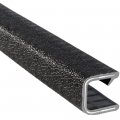 Trim-lok 2000sb3x1 2-25 Edge Trim A Fits 1  1a Leg Length 25a Black Pebble Texture A Flexible Pvc Protector For Sharp Rough 