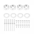Qiilu Hood Pin Lock Kit Universal Stainless Steel Bonnet Pins Latch For Racing Sport Car Blue