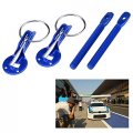 Hood Pin Lock Kit Universal Stainless Steel Bonnet Pins Latch For Racing Sport Car Blue