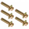 Caltric 5x Flanged Head Clutch Bolt M6x20 Compatible With Polaris Scrambler 850 2018-2019