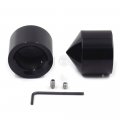 Httmt Mt248-001- New 29mm Axle Nut Cap Compatible With H-d Choppers Suzuk Kawasak Yamah Black