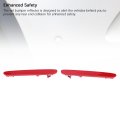 Kimiss Rear Bumper Reflector Lens Element Enhanced Safety Reflective Strip 2pcs Left Right Set 33555-sea-013