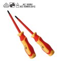 Wedo Vde 1000v Insulated Pozidriv Screwdriver Electricians Safety Cr-v Steel Hrc58-63 Iec 60900 Length 220mm