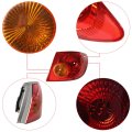 Outer Rear Right Tail Light Assembly For 2003-2008 Corolla Passenger Side Replacement 81561-02290 To2801154 Chrome Housing Red