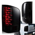 Eparts Smoke Lens Led Tail Lights Rear Brake Stop Lamps Pair Fit For 2007-2013 Chevy Silverado 1500 2500hd 3500hd 