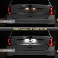 Vipmotoz Full Led License Plate Light Tag Lamp Assembly Replacement Pair For Ford Escape Edge Mercury Mariner 6000k Diamond