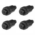 Uxcell 3 8bsp Thread Oil Plug Connector Air Compressor Spare Fittings Black 4 Pcs