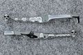 I5 Chrome Skull Front Brake Clutch Levers For Suzuki Intruder 800 1400 Boulevard S50 S83 1990-2007 