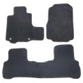 Velour Floor Mats For Honda Cr V 2007 2011 Custom Fit Front And Rear Black Carpet Liners Anti Slip All Season Full Set Interior