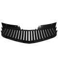 Compatible With Cadillac Dts Abs Plastic Vertical Fence Front Bumper Grille Black