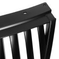 Compatible With Cadillac Dts Abs Plastic Vertical Fence Front Bumper Grille Black