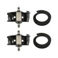 Black Spring Seat Saddles Coil Perches Insulator Replacement For Mustang 1965-1973 4pcs 