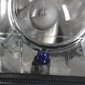 2pcs 7x6 Inch Glass Lens Chrome Housing Projector Headlight Lamps