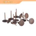 Upholstery Tacks Nail Pins Furniture 100pcs 19x30mm Thumb Tack Assortment Kit Carbon Steel For Home Sofa Diy Decorative Heads