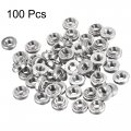 Uxcell Self -clinching Nuts 6-32 X 0 11-inch Stainless Steel Rivet Nut Round Head Metal Sheet Mounting Hardware Fastener 100pcs