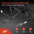 A-premium O2 Oxygen Sensor Compatible With Mitsubishi Outlander 2004 2005 2006 2 4l Upstream And Downstream 2-pc Set Replace
