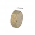 Uxcell Brass Cap 2pcs G3 4 Female Pipe Fitting Hex Compression Stop Valve Connector 13x30mm