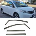 Vxmotor For 2011-2020 Toyota Sienna In-channel Window Visors Rain Guard Deflector V13 