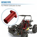 Intake Pipe Inlet Manifold For Pwk24 Carburetor Engine Mini Bike Go Kart Universal Racing 1 Set Red