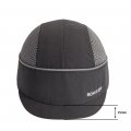 Safety Bump Cap With Reflective Stripes Lightweight And Breathable Hard Hat Head Protection Micro Black
