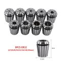 9pcs Er32 Spring Collet Set For Cnc Engraving Machine And Milling Lathe Tool 2-20mm Professional Accessories Use