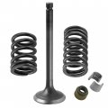 Caltric Exhaust Valve Kit Compatible With Yamaha Kodiak 400 2x4 4x4 1993 1994 1995 1996 1997 1998 1999 2000 2001 2002