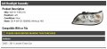 Left Driver Side Halogen Headlight Assembly Compatible With 2005-2011 Lincoln Town Car Without Hid