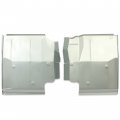 Kuafu Floor Pans Replacement Compatible With 1976-1986 Jeep Cj 7 8 Scrambler Yj Wrangler Galvanized Silvery Front Rear 4pcs