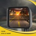 Black Left Side And Right Mirrors Fit For 2007-2017 Jeep Wrangler Textured Mirror Glass Manual Folding Heated