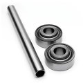Hitemp Front Wheel Bearing Rebuild Kit With Stainless Steel Axle 025-5202-00 022-7010-00 For Bad Boy Aos Diesel Maverick Hd 