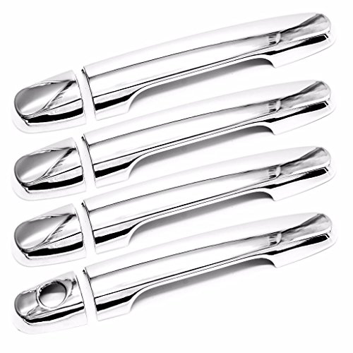 Sizver Chrome Door Handle Cover For 2007-2011 Toyota Yaris 3door Hatchback