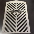 Httmt Mt298-04-cs Skull Wing Radiator Grille Guard Cover Protector Compatible With Xvz13 Royal Star A