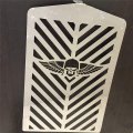Httmt Mt298-04-cs Skull Wing Radiator Grille Guard Cover Protector Compatible With Xvz13 Royal Star A