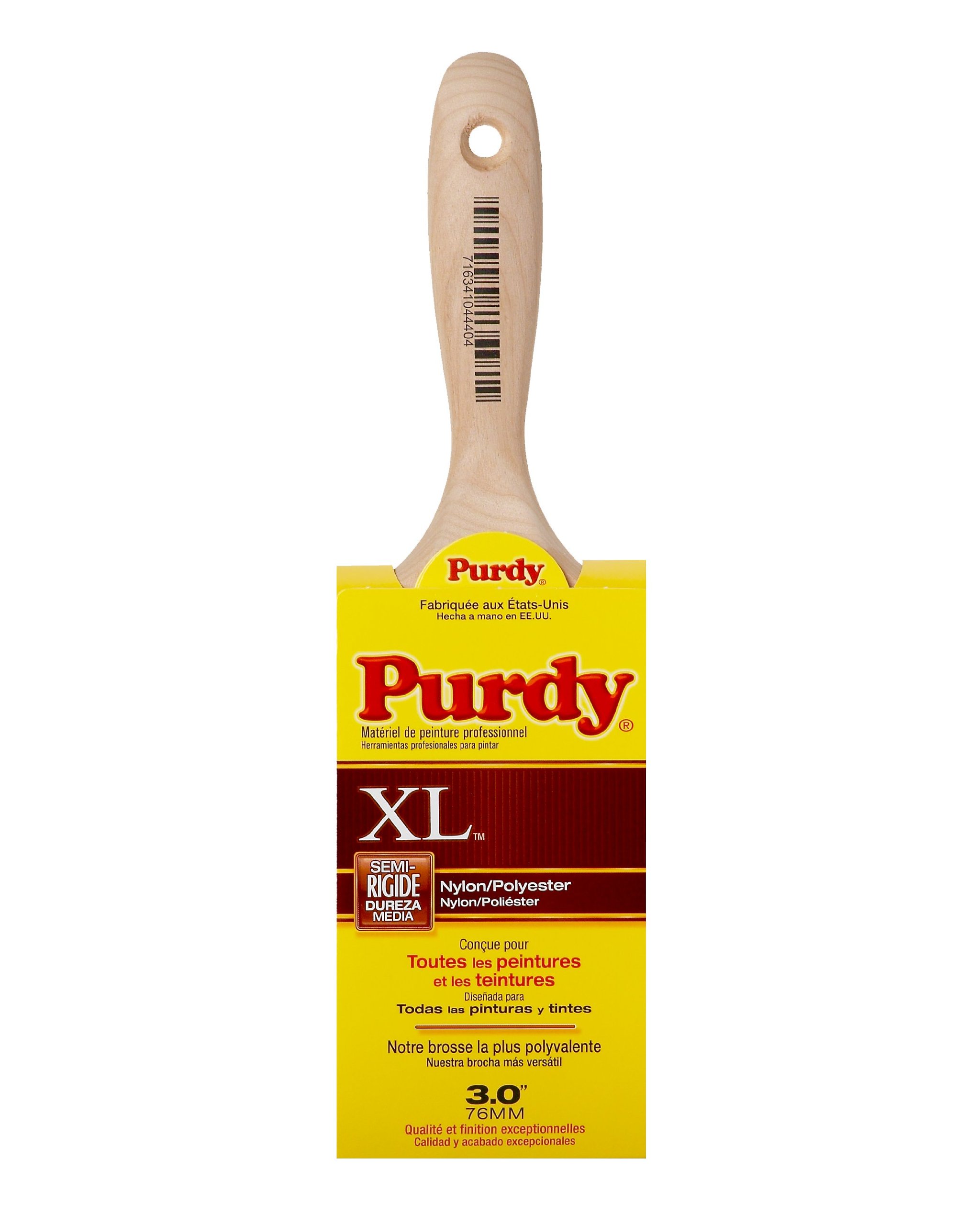 Purdy 144400330 Xl Series Swan Enamel Wall Paint Brush 3 Inch