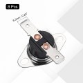 Ksd301 Thermostat 55a C 131a F 10a Normally Open N O Adjust Snap Disc Temperature Switch 8pcs Bakelite Material