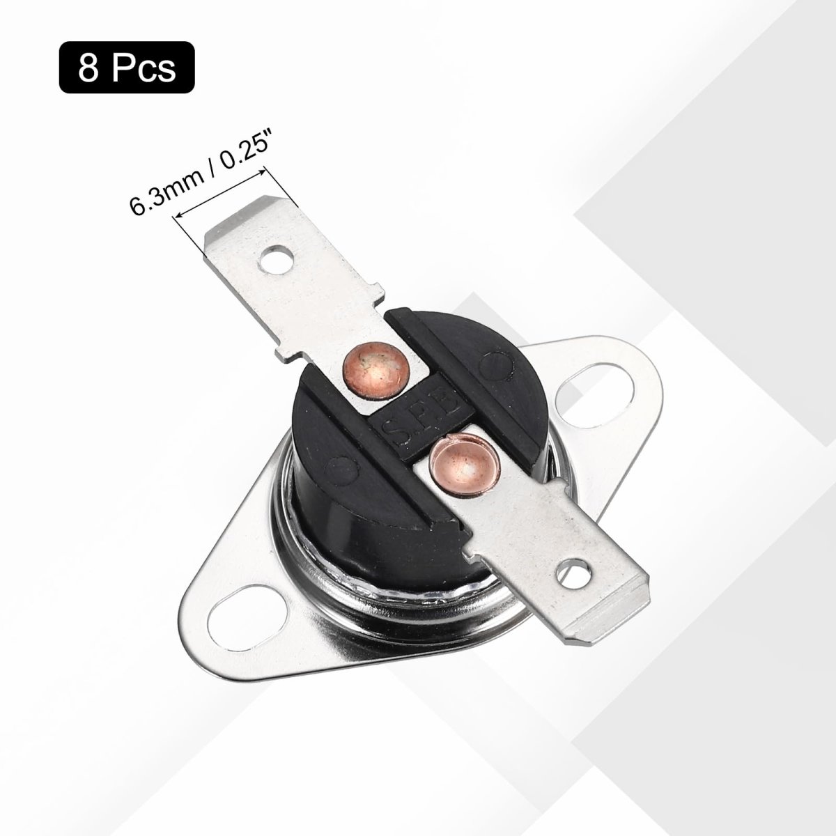Ksd301 Thermostat 55a C 131a F 10a Normally Open N O Adjust Snap Disc Temperature Switch 8pcs Bakelite Material