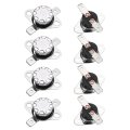 Ksd301 Thermostat 55a C 131a F 10a Normally Open N O Adjust Snap Disc Temperature Switch 8pcs Bakelite Material 